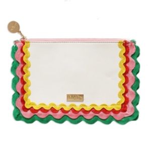 Brand new with tags packed party clutch bag in crisp white